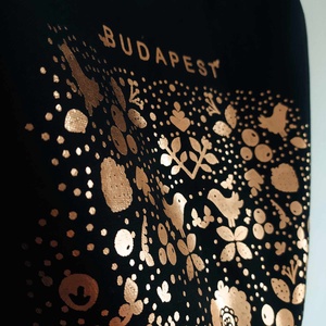  'G O L D - Budapest' Deluxe Limitált kiadású vászon tornazsák/ mini hátizsák  - táska & tok - hátizsák - tornazsák, gymbag - Meska.hu