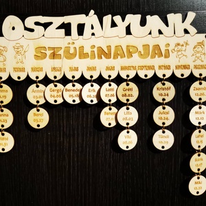 Fali ünnepnaptár - otthon & életmód - dekoráció - fali és függő dekoráció - falinaptár & öröknaptár - Meska.hu