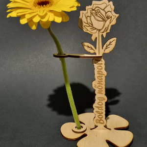 Nőnapi virágtartó, Otthon & Életmód, Dekoráció, Dísztárgy, Famegmunkálás, MESKA