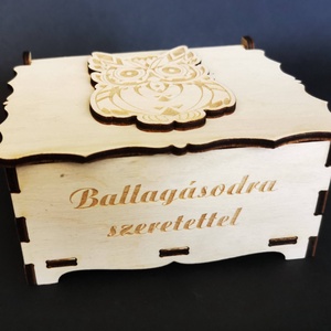 Ballagási ajándék átadó doboz - otthon & életmód - dekoráció - asztal és polc dekoráció - asztaldísz - Meska.hu