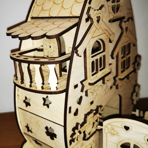 Tojástartó húsvéti házikó - otthon & életmód - dekoráció - asztal és polc dekoráció - asztaldísz - Meska.hu