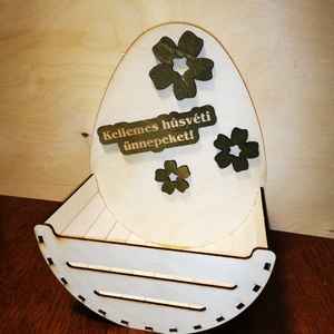 Húsvéti asztali kosár (közepes) - otthon & életmód - dekoráció - asztal és polc dekoráció - asztaldísz - Meska.hu