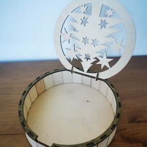 Karácsonyi sütis doboz - karácsony - adventi díszek - adventi asztaldísz - Meska.hu