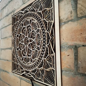 3D MANDALA falikép - otthon & életmód - dekoráció - fali és függő dekoráció - falra akasztható dekor - Meska.hu