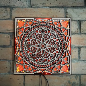 3D MANDALA falikép - otthon & életmód - dekoráció - fali és függő dekoráció - falra akasztható dekor - Meska.hu