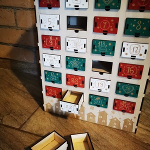 Adventi naptár - Házikós színes fiókos - karácsony - adventi díszek - adventi naptár - Meska.hu Adventi naptár - Házikós színes fiókos - karácsony - adventi díszek - adventi naptár - Meska.hu