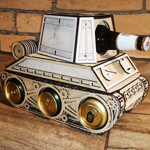 Tank (sörös), Otthon & Életmód, Dekoráció, Asztal és polc dekoráció, Asztaldísz, Famegmunkálás, MESKA