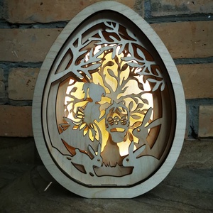 Húsvéti ledes asztaldísz  - otthon & életmód - dekoráció - asztal és polc dekoráció - asztaldísz - Meska.hu