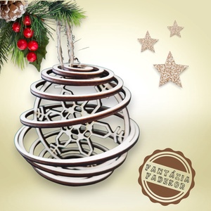 Karácsonyi fa gömb szett - karácsony - karácsonyi lakásdekoráció - karácsonyfadíszek - Meska.hu