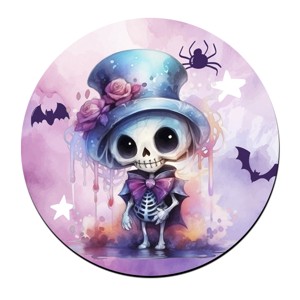 Halloween Csontváz mintás bögre alátét - Meska.hu