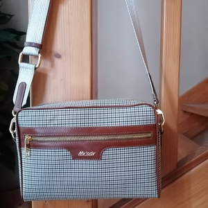 Crossbody vászon bőr női táska. - Meska.hu