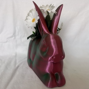 3D nyomtatott nyuszis asztaldísz - ünnepi díszek, dekorációk - húsvéti díszek és dekorációk - húsvéti asztaldíszek - Meska.hu