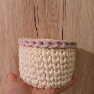 Mini horgolt tároló , Otthon & Életmód, Tárolás & Rendszerezés, Tárolókosár, Horgolás, MESKA