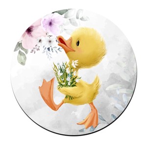 Tündéri kiskacsa virágcsokorral bögre alátét, , , MESKA