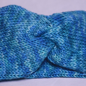 Kislány Gyerek Fejpánt Fülmelegítő: kézzel festett, Kötött Selyem Merino Gyapjú egyedi Csavart Fejpánt Fülmelegítő - ruha & divat - sál, sapka, kendő - fejpánt - Meska.hu