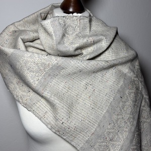 Kézzel szőtt elegáns Bézs Pamut Kendő, Ruha & Divat, Sál, Sapka, Kendő, Kendő, Szövés, MESKA