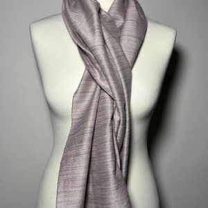 Kézzel szőtt elegáns Rózsaszín Selyem Kendő - ruha & divat - sál, sapka, kendő - kendő - Meska.hu