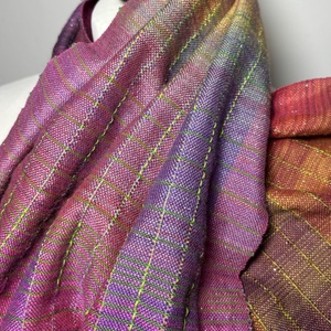 Kézzel szőtt Zöld Mályva Merinó és Teveszőr Kendő - ruha & divat - sál, sapka, kendő - kendő - Meska.hu