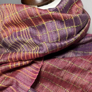 Kézzel szőtt Őszi színekben játszó Selyem Kendő - ruha & divat - sál, sapka, kendő - kendő - Meska.hu