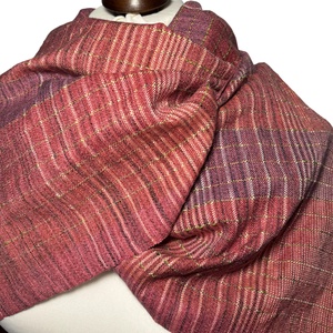 Kézzel szőtt Pink Merinó Kendő, Ruha & Divat, Sál, Sapka, Kendő, Kendő, Szövés, MESKA