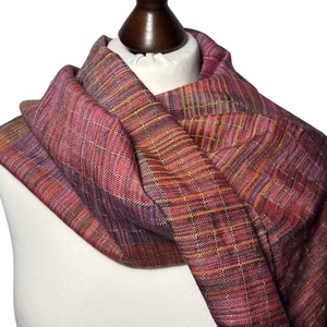 Kézzel szőtt Pink Selyem és Merinó Kendő, Ruha & Divat, Sál, Sapka, Kendő, Kendő, Szövés, MESKA