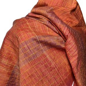 Kézzel szőtt Terrakotta Merino - Selyem Kendő - ruha & divat - sál, sapka, kendő - kendő - Meska.hu