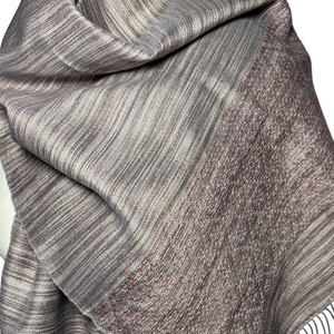 Kézzel szőtt elegáns Lila - Rózsaszín Selyem Kendő - ruha & divat - sál, sapka, kendő - kendő - Meska.hu