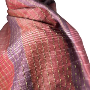 Kézzel szőtt Bordó-Selyem Kendő - ruha & divat - sál, sapka, kendő - kendő - Meska.hu