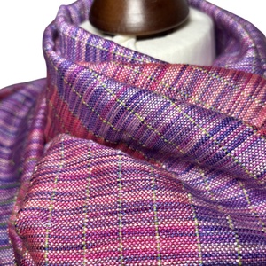 Kézzel szőtt Pink Magenta Selyem Kendő - Meska.hu