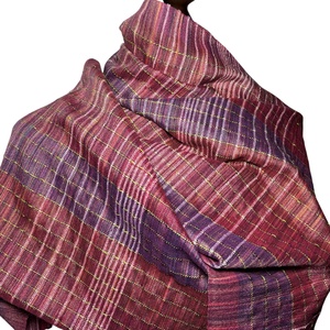 Kézzel szőtt Málna Selyem Kendő, Ruha & Divat, Sál, Sapka, Kendő, Kendő, Szövés, MESKA