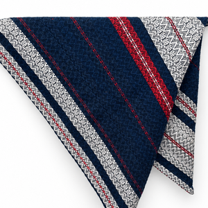 Kézzel szőtt, vastag pamut konyhakendő � piros, sötétkék és törtfehér, 47x60 cm - otthon & életmód - konyhafelszerelés, tálalás - konyhai textil - konyharuha & törlőkendő - Meska.hu