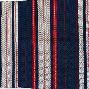 Kézzel szőtt, vastag pamut konyhakendő � piros, sötétkék és törtfehér, 47x60 cm - otthon & életmód - konyhafelszerelés, tálalás - konyhai textil - konyharuha & törlőkendő - Meska.hu
