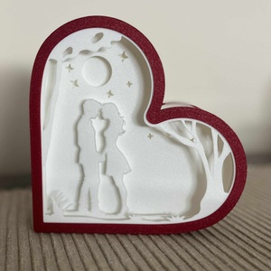 Love árnyékdoboz - kétirányból - otthon & életmód - dekoráció - asztal és polc dekoráció - asztaldísz - Meska.hu