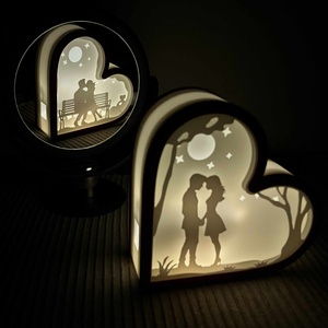 Love árnyékdoboz - kétirányból, Otthon & Életmód, Dekoráció, Asztal és polc dekoráció, Asztaldísz, Mindenmás, MESKA