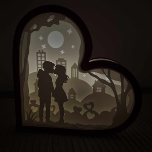 Love árnyékdoboz - egyirányból, Otthon & Életmód, Dekoráció, Asztal és polc dekoráció, Asztaldísz, Mindenmás, MESKA