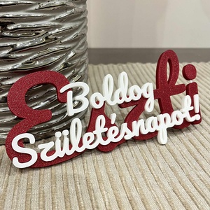 Névre szóló születésnapi beszúró, dísztábla - Meska.hu