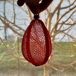 Hálómintás csokoládé tartó - Tojás, Ünnepi díszek, dekorációk, Húsvéti díszek és dekorációk, Húsvéti ajándékátadó, Mindenmás, MESKA