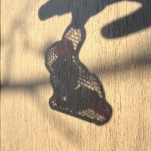 Hálómintás csokoládé tartó - Nyuszi - ünnepi díszek, dekorációk - húsvéti díszek és dekorációk - húsvéti ajándékátadó - Meska.hu