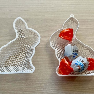 Hálómintás csokoládé tartó - Nyuszi - ünnepi díszek, dekorációk - húsvéti díszek és dekorációk - húsvéti ajándékátadó - Meska.hu