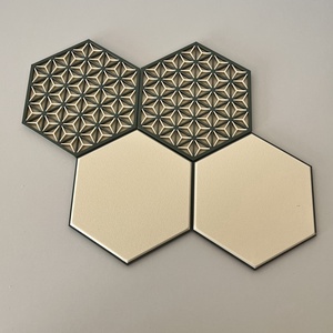 Hexagon Kumiko poháralátét szett � 4 db + tartó - otthon & életmód - tárolás & rendszerezés - asztali telefontartó - Meska.hu