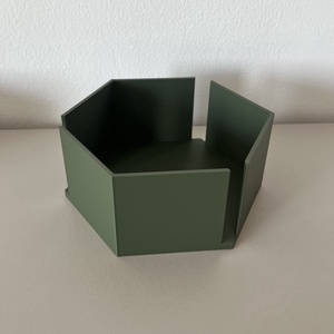 Hexagon Kumiko poháralátét szett � 4 db + tartó - otthon & életmód - tárolás & rendszerezés - asztali telefontartó - Meska.hu