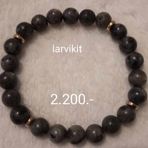 Ásványból készült karkötő - Larvikit ásványokkal - Meska.hu