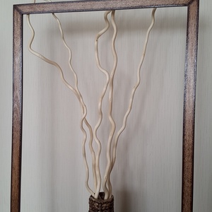 Pirogravírozott barna, csigás tükörkeret Eszternek -  - Meska.hu