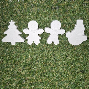 Karácsonyi festhető gipsz figura csomag 8 db - diy (csináld magad) - egységcsomag - Meska.hu