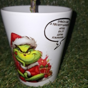 Egyedi Grincs kaspó  - Meska.hu