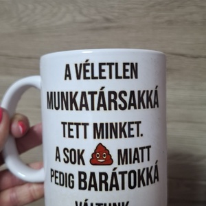 Egyedi feliratos bögre - munkatársnak, Otthon & Életmód, Konyhafelszerelés, tálalás, Tálalás, Bögre & Csésze, Mindenmás, MESKA