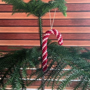 Candy cane / cukorbot - karácsony - karácsonyi lakásdekoráció - karácsonyfadíszek - Meska.hu