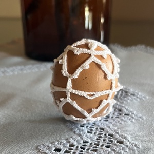 Horgolt tojás dísz, Otthon & Életmód, Dekoráció, Fali és függő dekoráció, Függődísz, Horgolás, MESKA