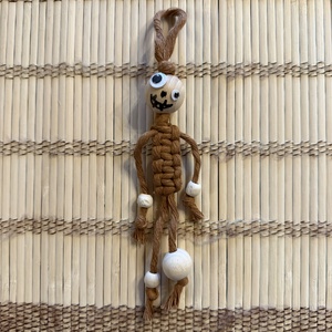 Zombi makramé - otthon & életmód - dekoráció - halloween - halloweeni figurák - Meska.hu