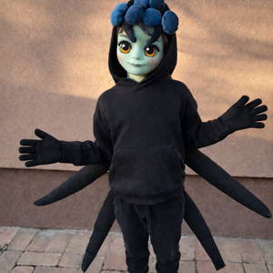 Pók jelmez gyerekeknek � kézzel készült, egyedi darab (122-es méret) - Meska.hu